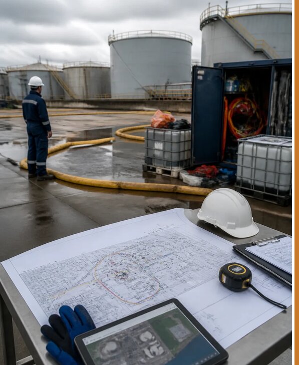 Разработка плана ликвидации разливов нефти в Гагарине