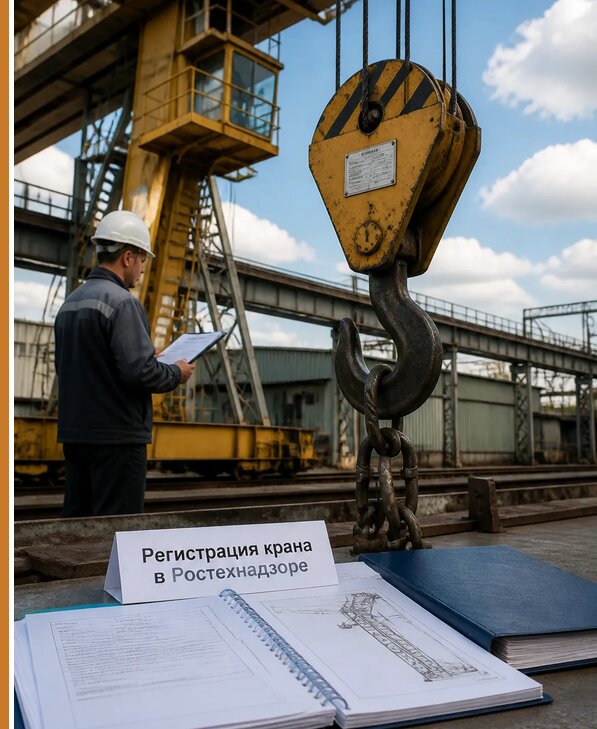 Регистрация крана в Ростехнадзоре в Гагарине от 15606 р. | Авеста ОТиПБ